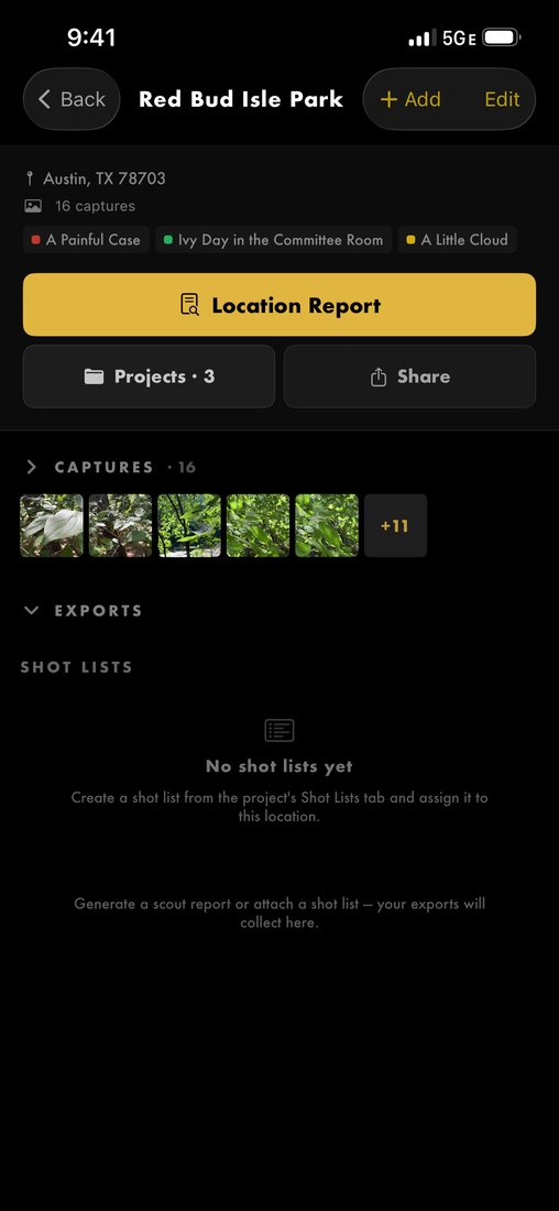 Location report editor